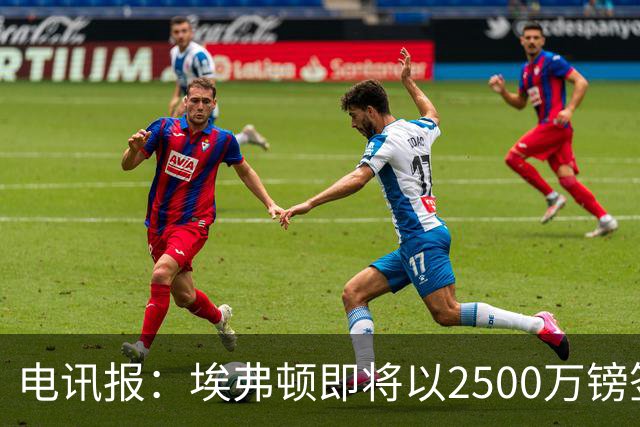 电讯报：埃弗顿即将以2500万镑签下米堡中场哈克尼